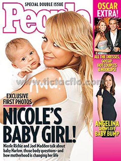 Nicole Richie et son bébé