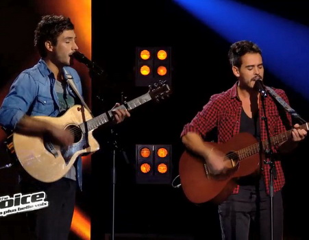 Frero Delavega replay The Voice - 1er février 2014