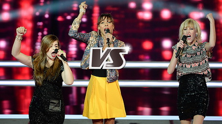 Battle Estelle Mazillo / Nehuda VS Suny - 7 mars 2015 - The Voice 4